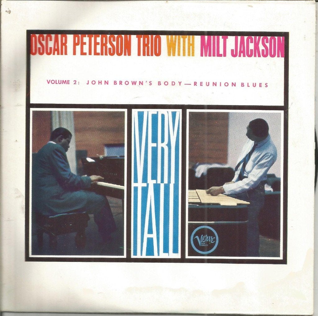 Oscar Peterson Trio With Milt Jackson – Very Tall Volume 2, Gebruikt, Fotohoes, 7 inch, Ophalen of Verzenden