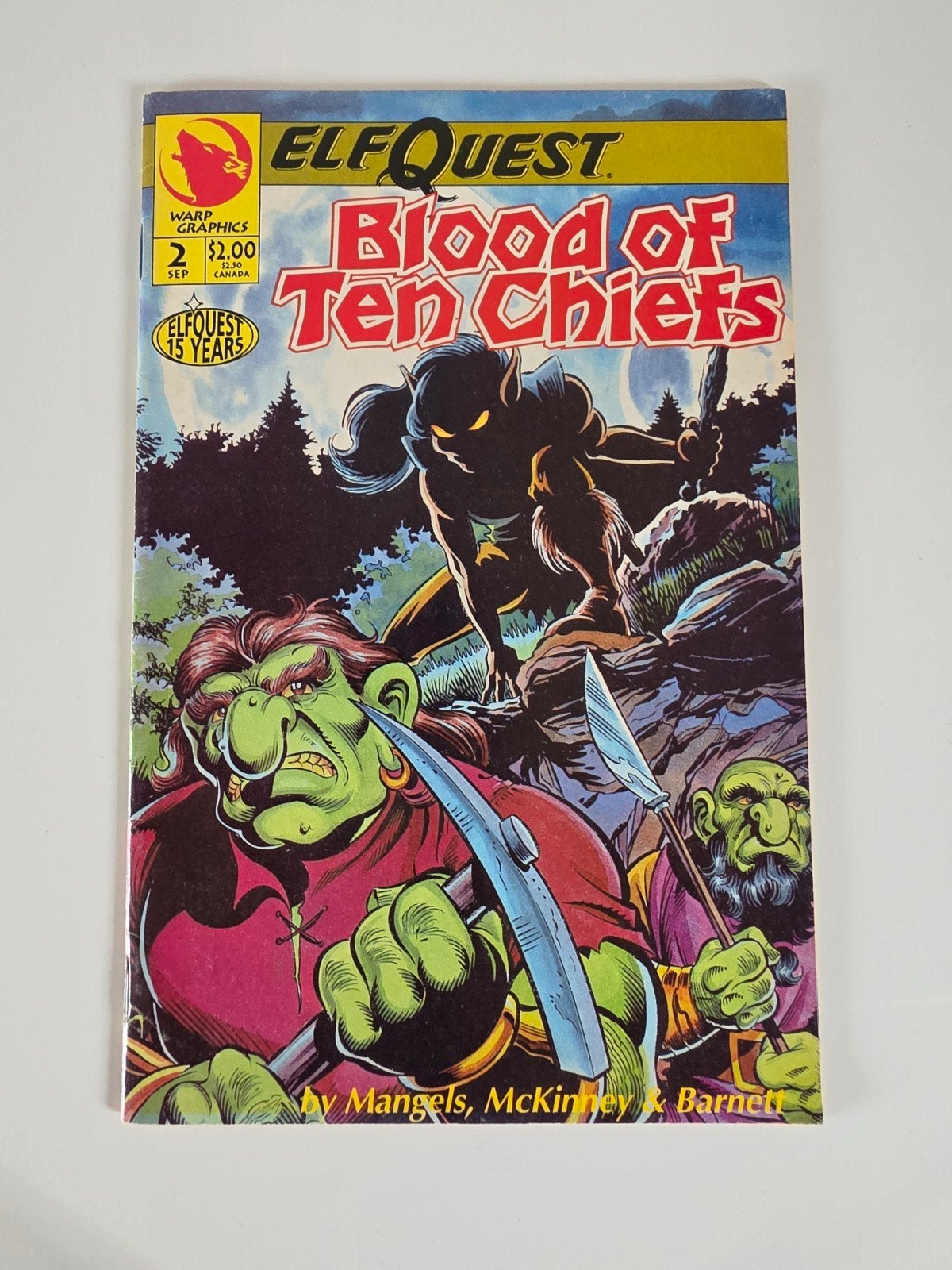 ElfQuest: Blood of Ten Chiefs #2 - Vintage Stripboek, Eén stripboek, Ophalen of Verzenden, Gelezen