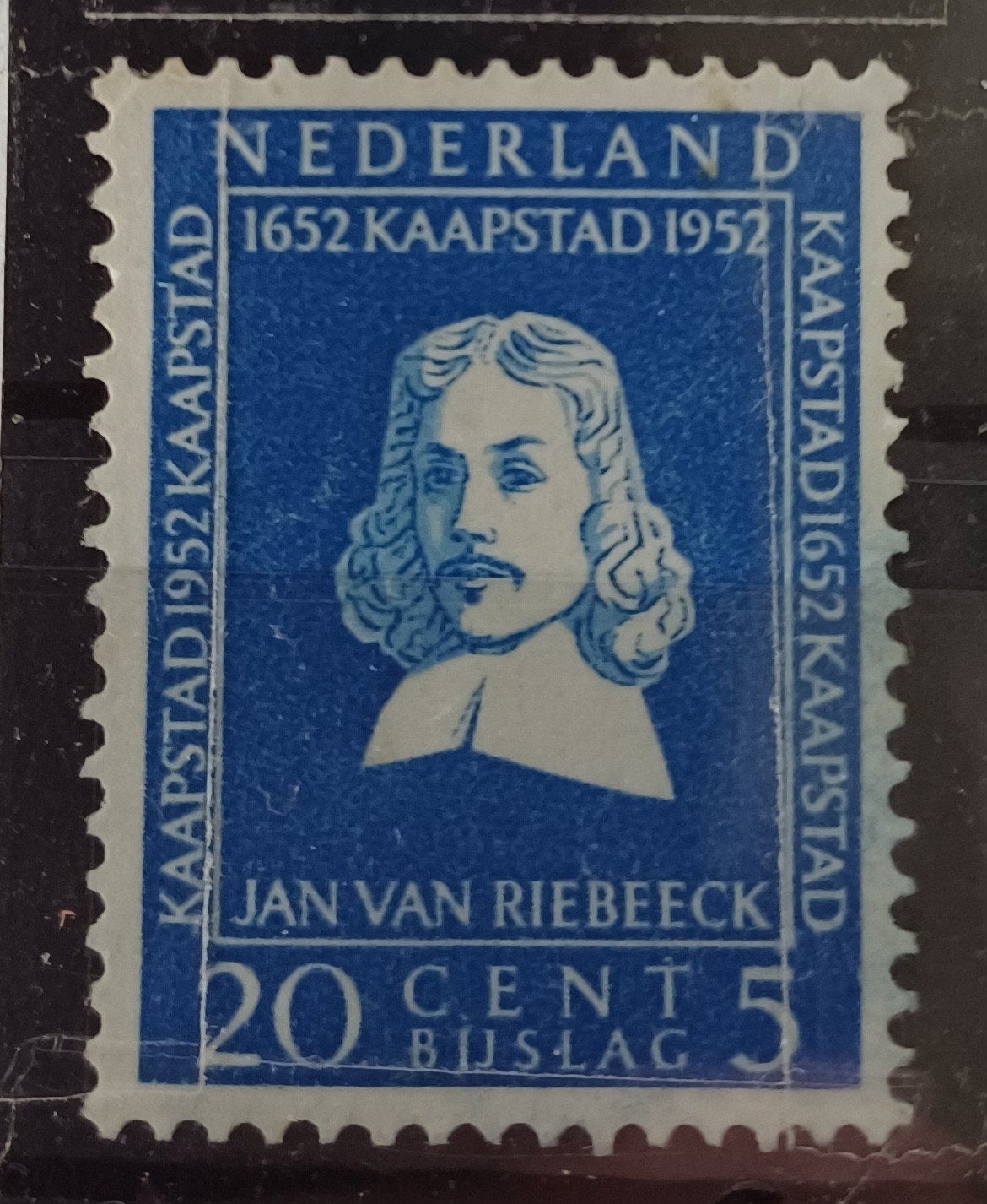 Nederland postzegel Jan van Riebeeck 1952 Kaapstad, Postzegels en Munten, Ophalen of Verzenden