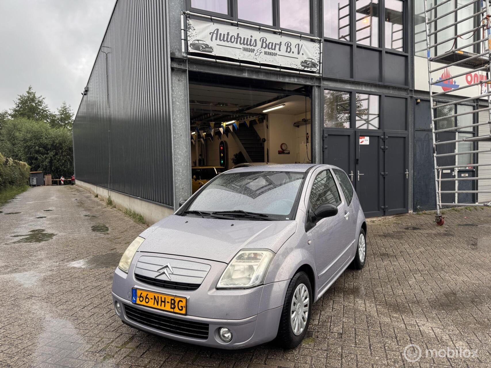 Citroen C2 1.4i VTR Automaat! Airco! Nieuwe APK! NAP Logisch, Auto's, 450 kg, 4 stoelen, Origineel Nederlands, C2