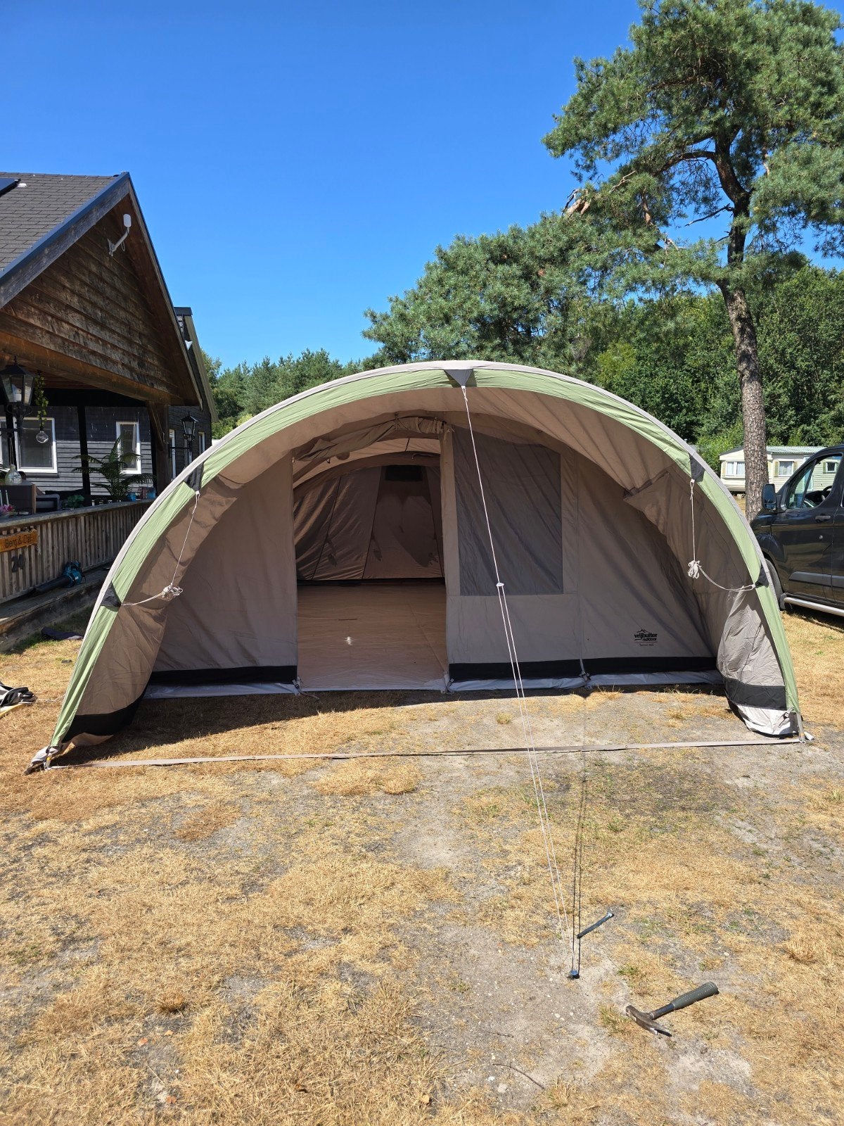 te Koop tunneltent Tannon 460, Caravans en Kamperen, Tenten, Ophalen, Zo goed als nieuw, Tot en met 6