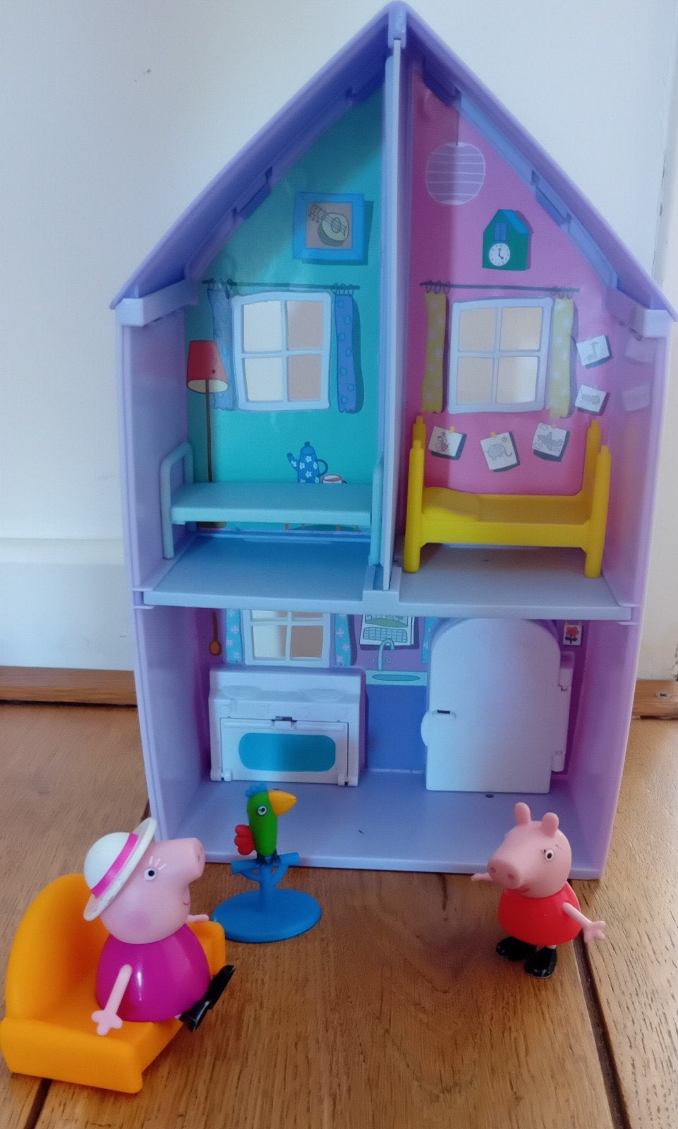Peppa pig huis, Kinderen en Baby's, Speelgoed | Poppenhuizen, Ophalen, Zo goed als nieuw, Poppenhuis
