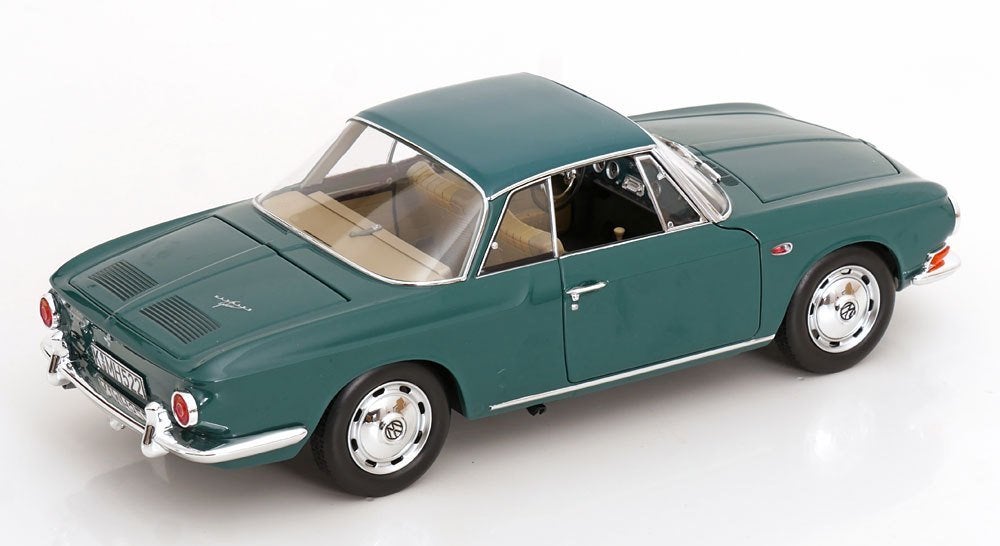 Norev 1:18 Volkswagen Karmann Ghia 1500 1963 Smaragd Green, -, Nieuw, Norev, Ophalen of Verzenden