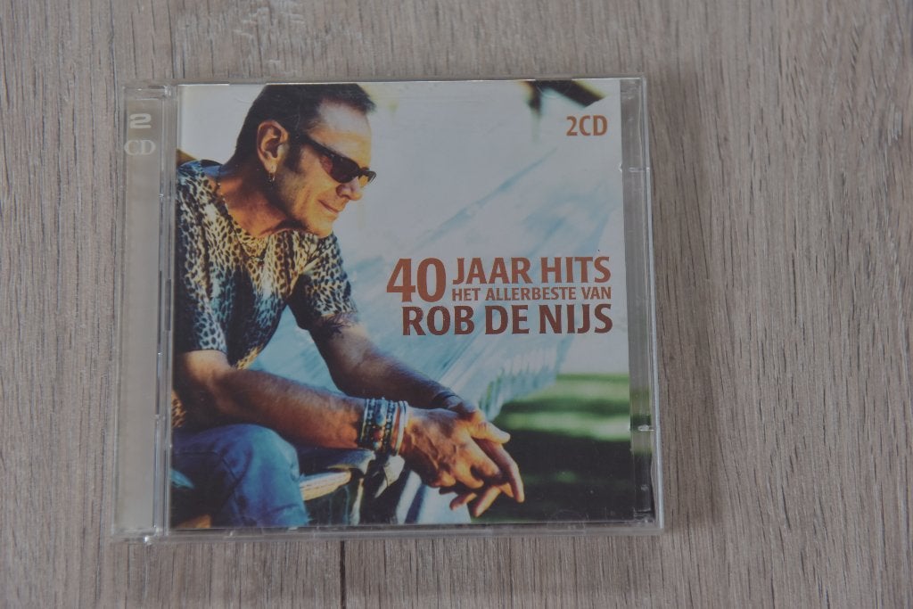 ROB DE NIJS --- 40 JAAR HITS 2CDbox  HET ALLERBESTE VAN ROB, Boxset, Verzenden, Inclusief doosje, Zo goed als nieuw