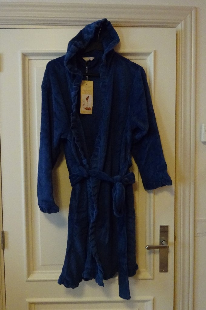 NIEUW Maat S. Dames Badjas van het merk: Tenderness Het kaar, Tenderness, Ophalen of Verzenden, Blauw, Badjas