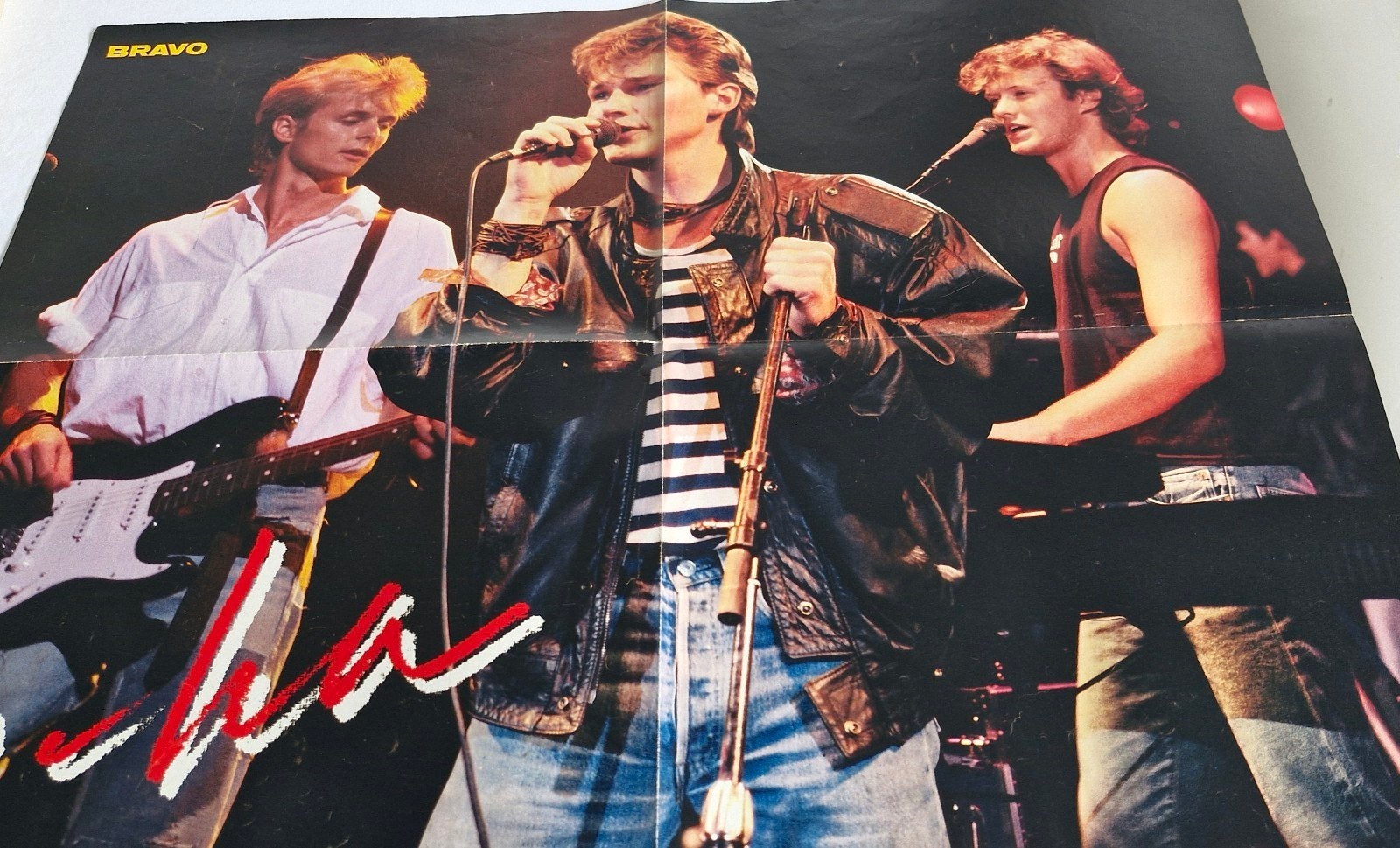 Vintage Bravo Poster: A-Ha & Duran Duran (Jaren '80), Ophalen of Verzenden, A1 t/m A3, Muziek, Rechthoekig Staand