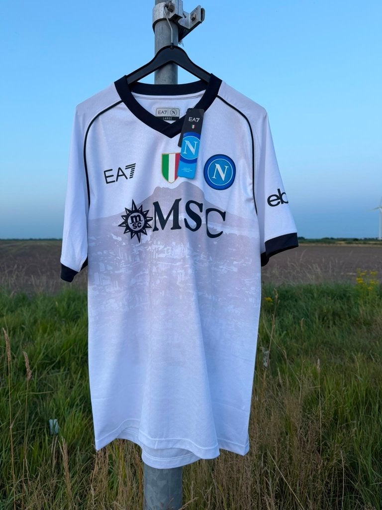 Napoli uitshirt 2023-24 (authentic), Sport en Fitness, Voetbal, Maat L, Ophalen of Verzenden, Nieuw, Shirt