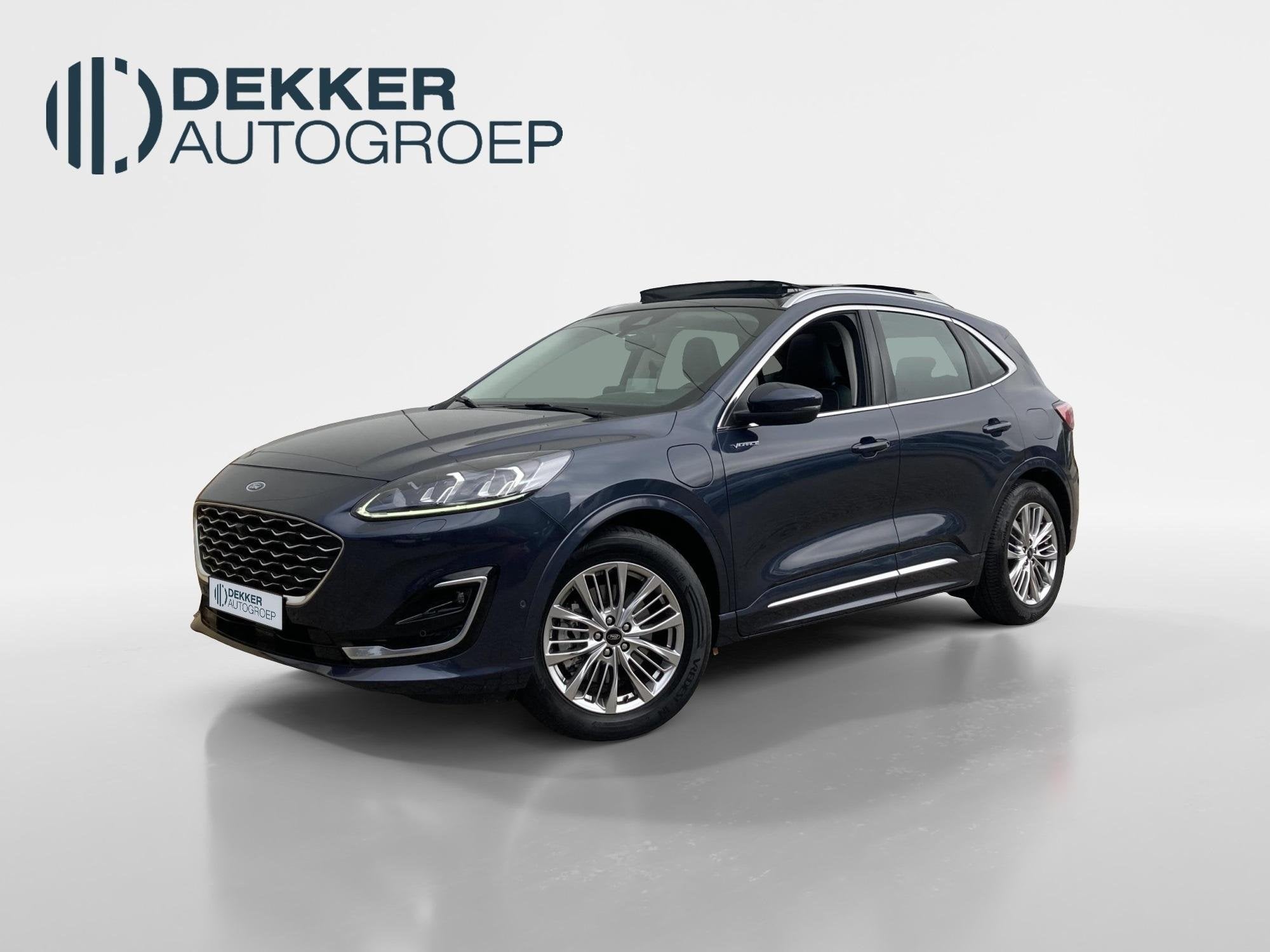 Ford Kuga 2.5 PHEV 225 pk Vignale Headup Display - Panoramad, Auto's, Lichtsensor, 14 kWh, Gebruikt, 4 cilinders