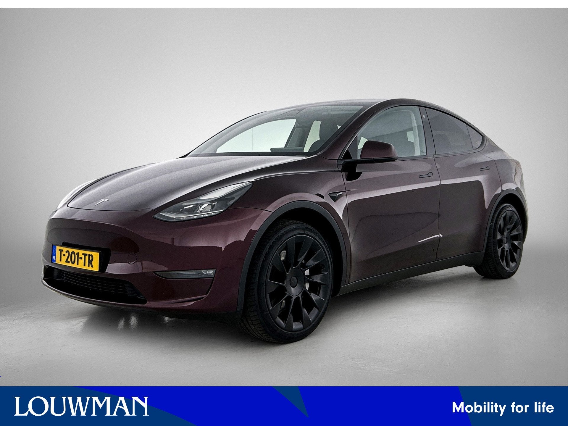 Tesla Model Y Long Range AWD 75 kWh (bj 2023, automaat), Auto's, Gebruikt, Zwart, Origineel Nederlands, Vierwielaandrijving