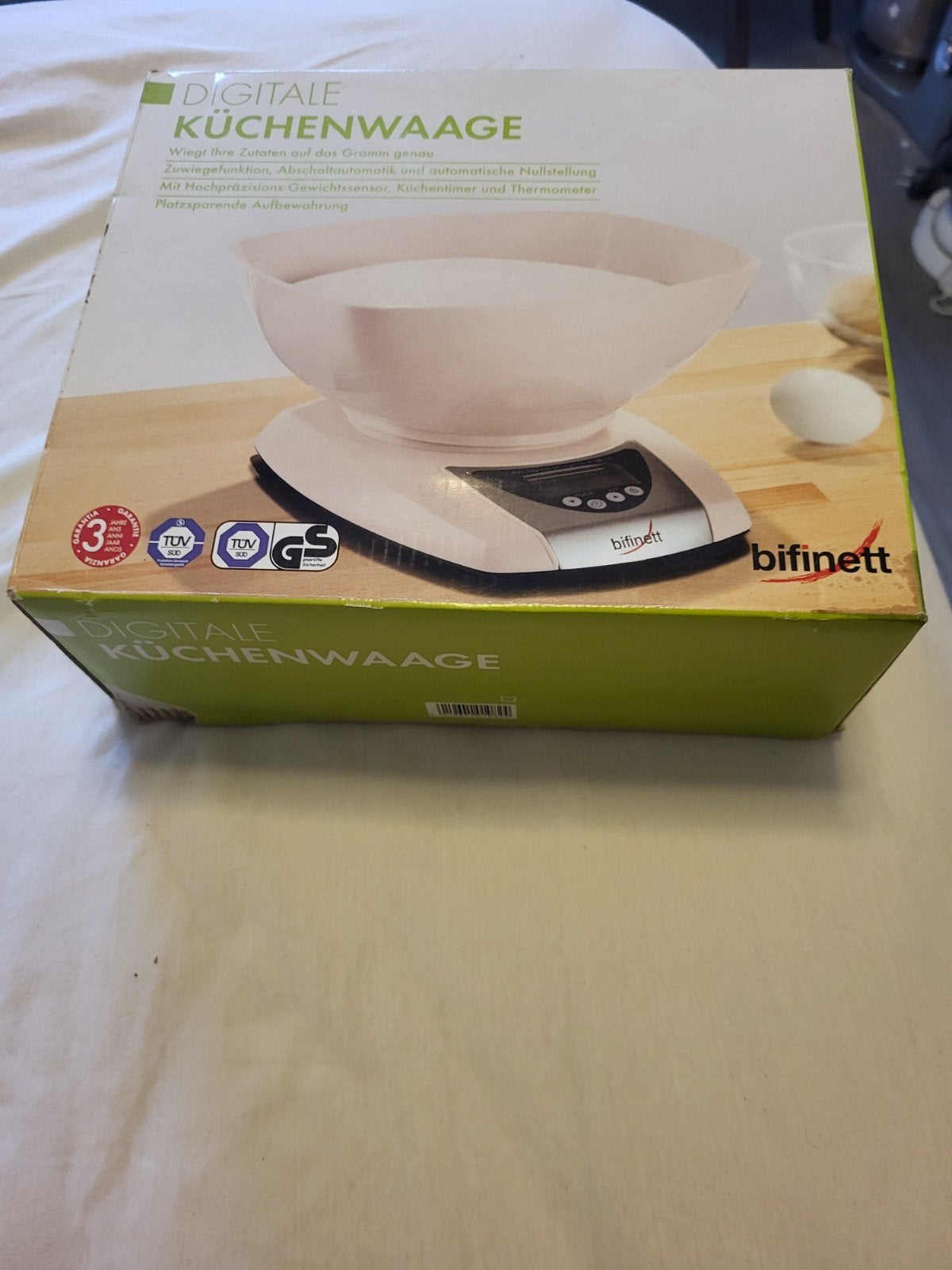 Digitale Keukenweegschaal Bifinett - Nieuw in doos, Witgoed en Apparatuur, Ophalen, Minder dan 10 kg, Keukenweegschaal, Nieuw