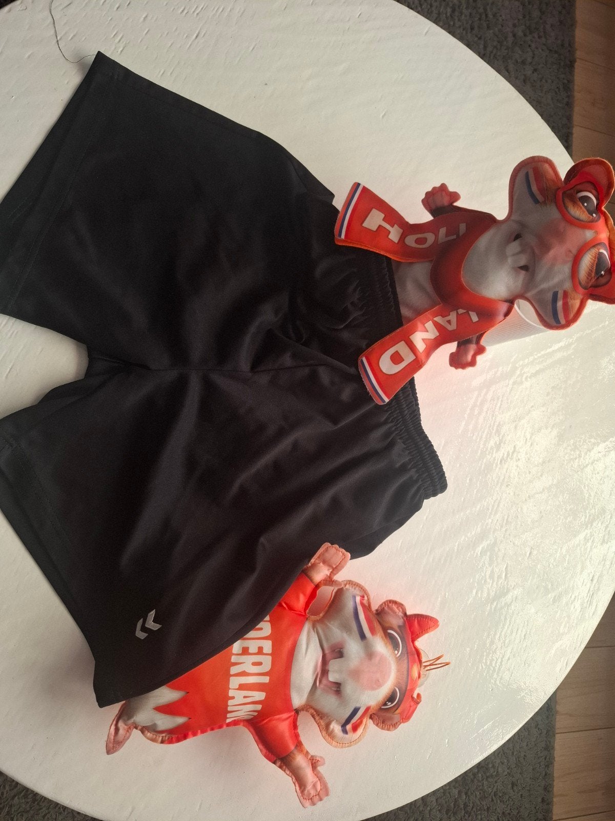 Hummel zwart sportbroeken mt174, Ophalen of Verzenden, Zo goed als nieuw, Jongen of Meisje, Sokken