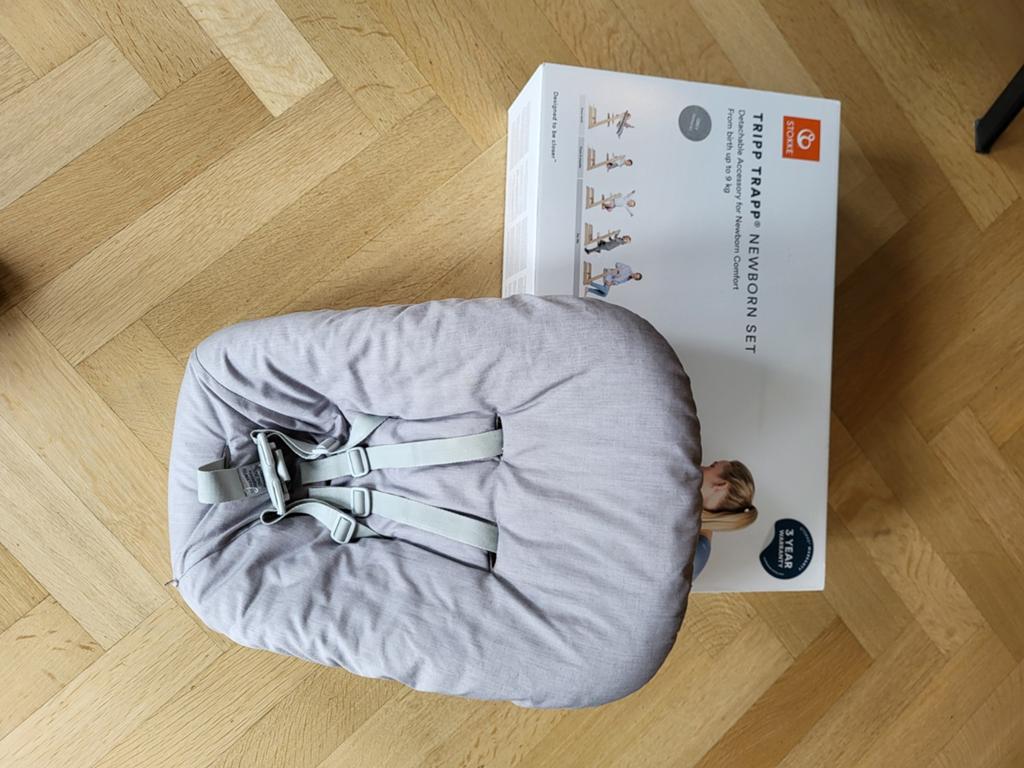 Stokke Tripp Trapp Newborn Set - Zo goed als nieuw, Ophalen of Verzenden, Zo goed als nieuw, Overige typen, Gordel(s)