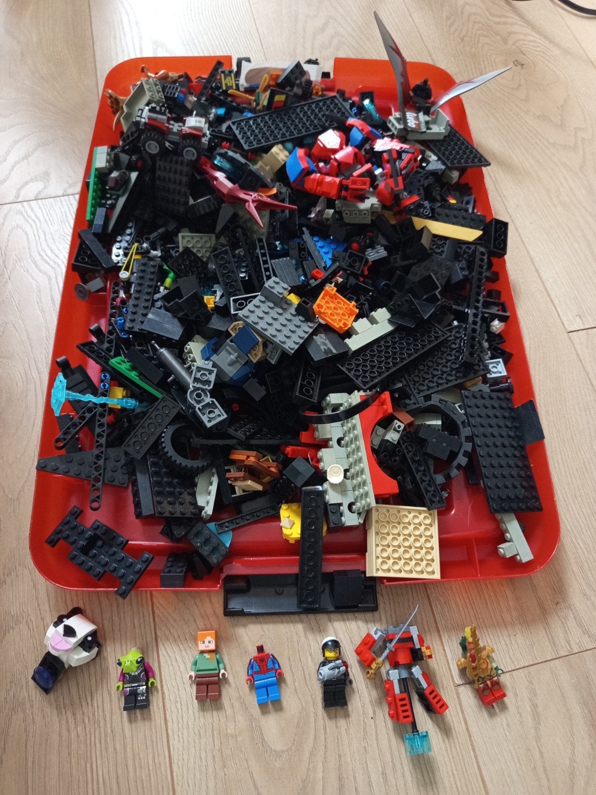 Grote partij LEGO met minifiguren en diverse onderdelen, Inclusief minifiguren, Gebruikt, Lego, Ophalen of Verzenden