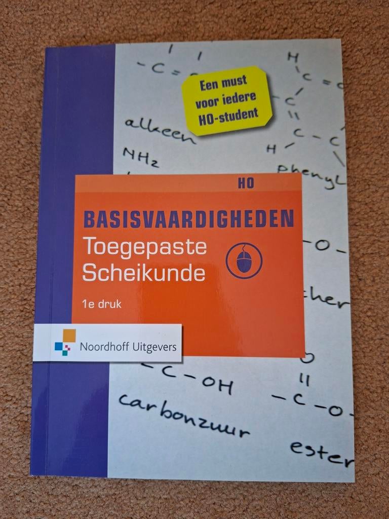 Basisvaardigheden Toegepaste Scheikunde 1e druk, Boeken, Ophalen of Verzenden, Beta, Zo goed als nieuw, HBO
