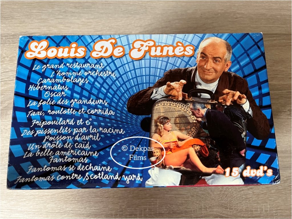 Dvd's Louis de Funès - 15 Disc Box, Alle leeftijden, Ophalen of Verzenden, Gebruikt, Overige genres
