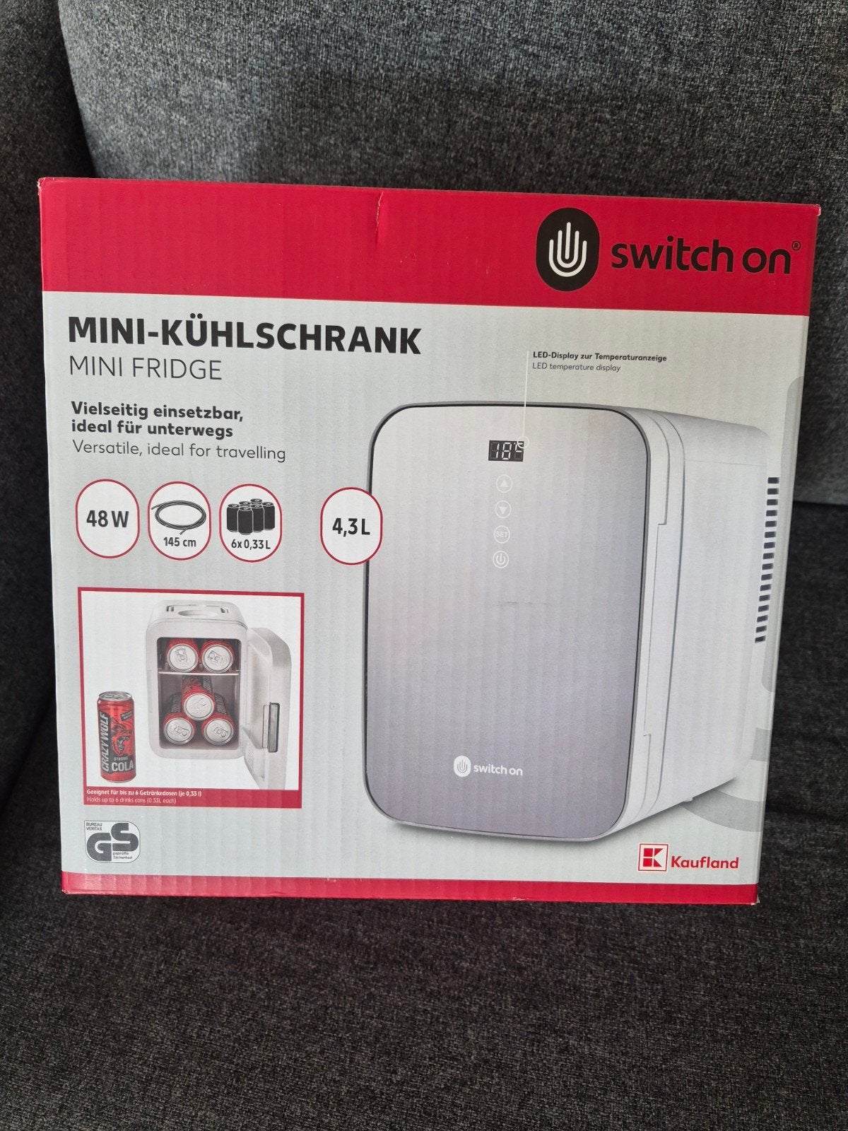 Switch On Mini Koelkast - Draagbaar & Veelzijdig, Ophalen of Verzenden, Nieuw, Elektrisch