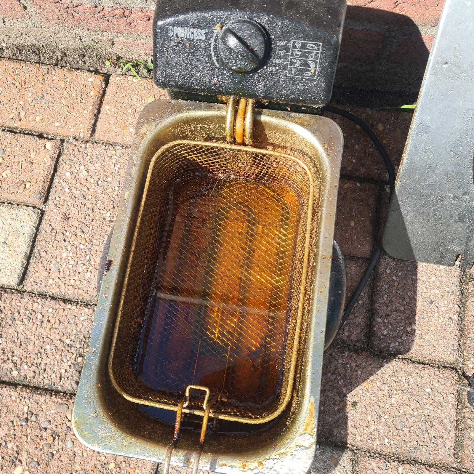 Gratis frituurpan zelf schoonmaken, Ophalen of Verzenden, Gebruikt