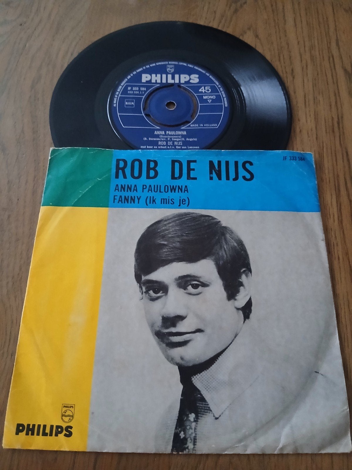 VINYL SINGLE   ROB DE NIJS  1966, Overige formaten, Ophalen of Verzenden, Zo goed als nieuw, Levenslied of Smartlap