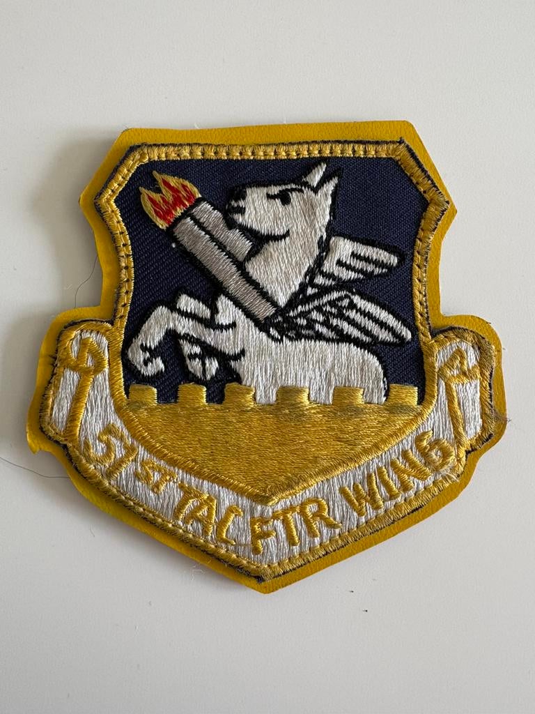 USAF 51st Tactical Fighter Wing patch, Ophalen of Verzenden, Luchtmacht, Amerika, Embleem of Badge