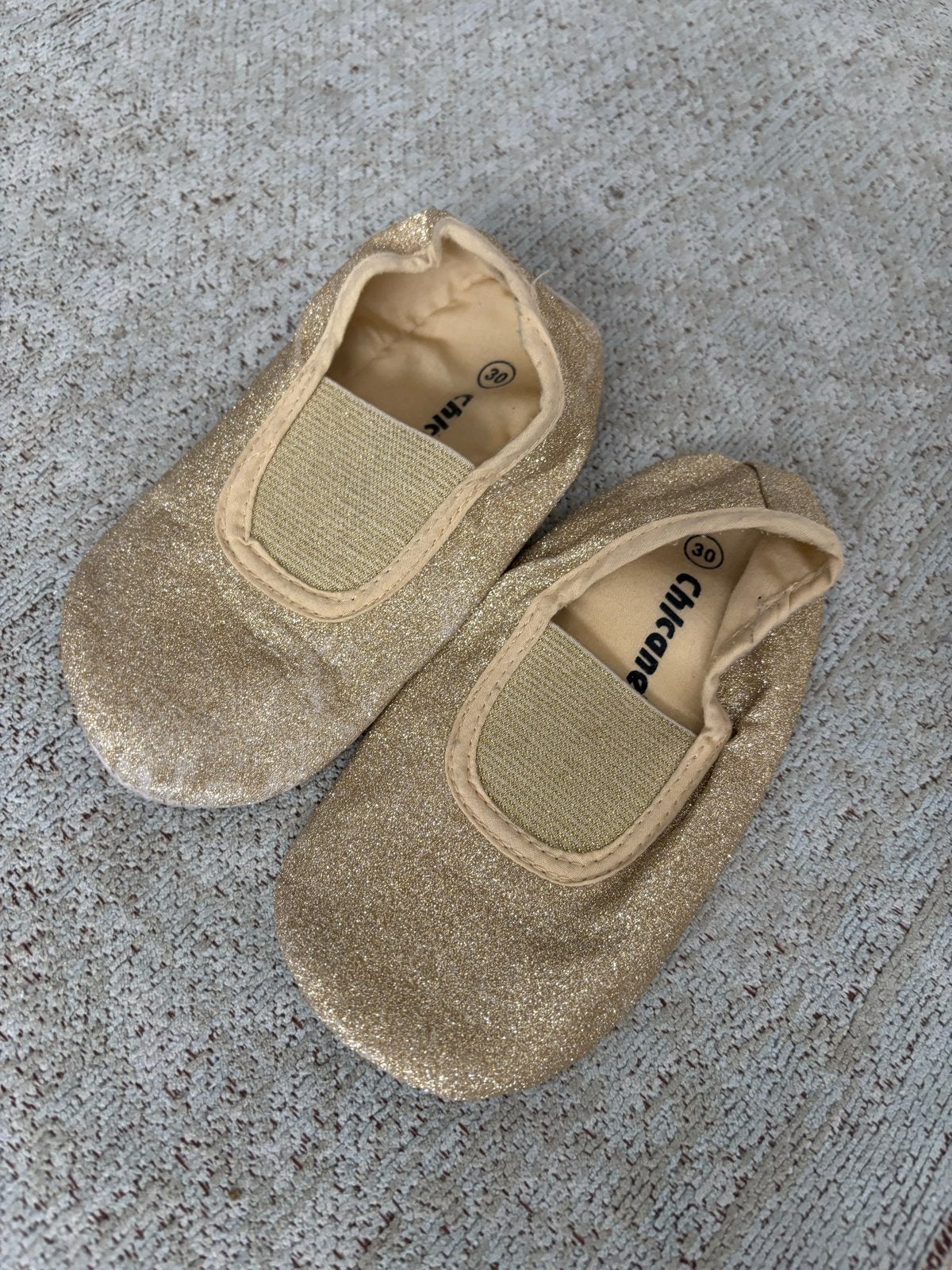 Gouden Balletschoentjes - maat 29, Ophalen of Verzenden, Zo goed als nieuw, Schoenen