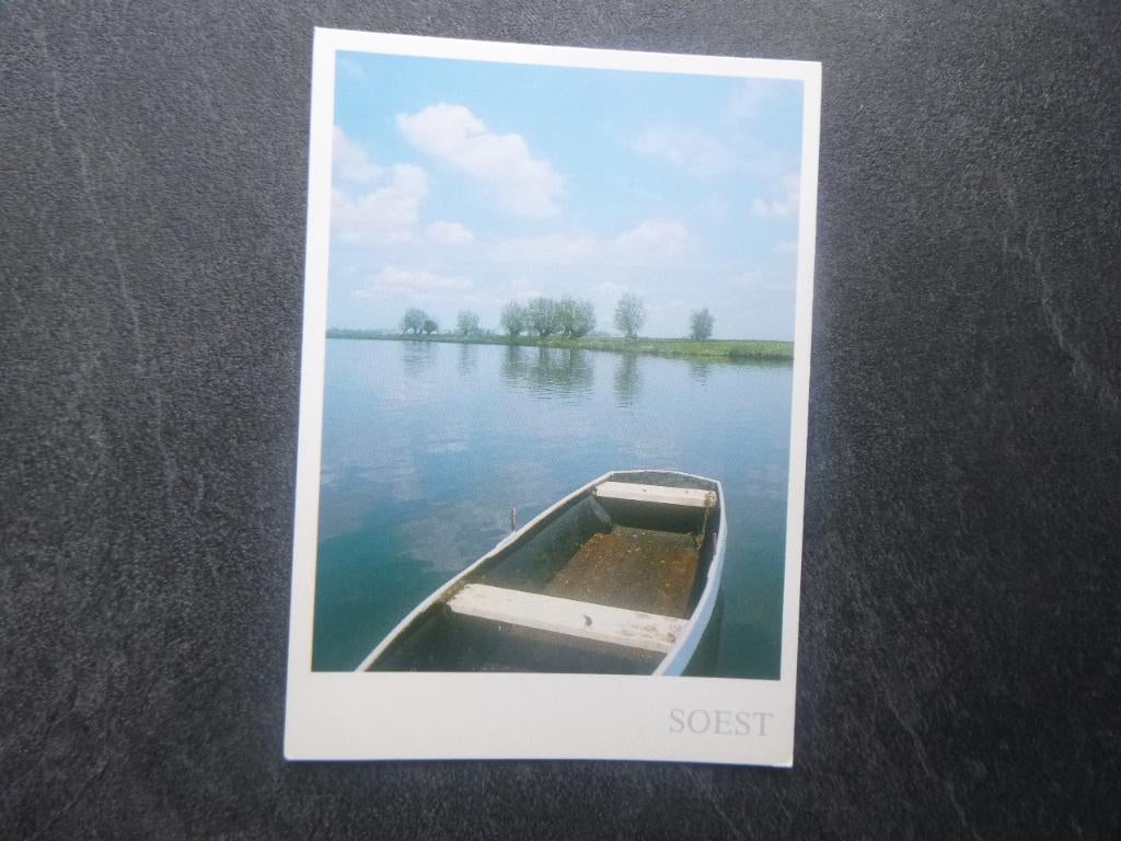 Soest, de grote Melm - de Eem/bootje, Verzenden, 1980 tot heden, Ongelopen, Utrecht