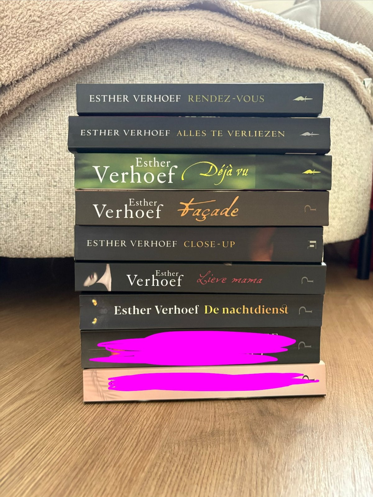 Esther Verhoef boeken, Boeken, Ophalen of Verzenden, Gelezen