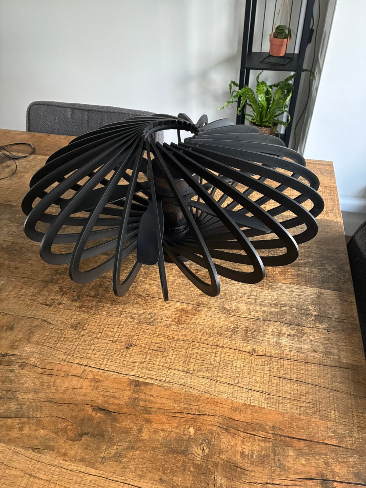 Innofique Atomic plafondlamp 55 cm met ventilator, Ophalen, Zo goed als nieuw