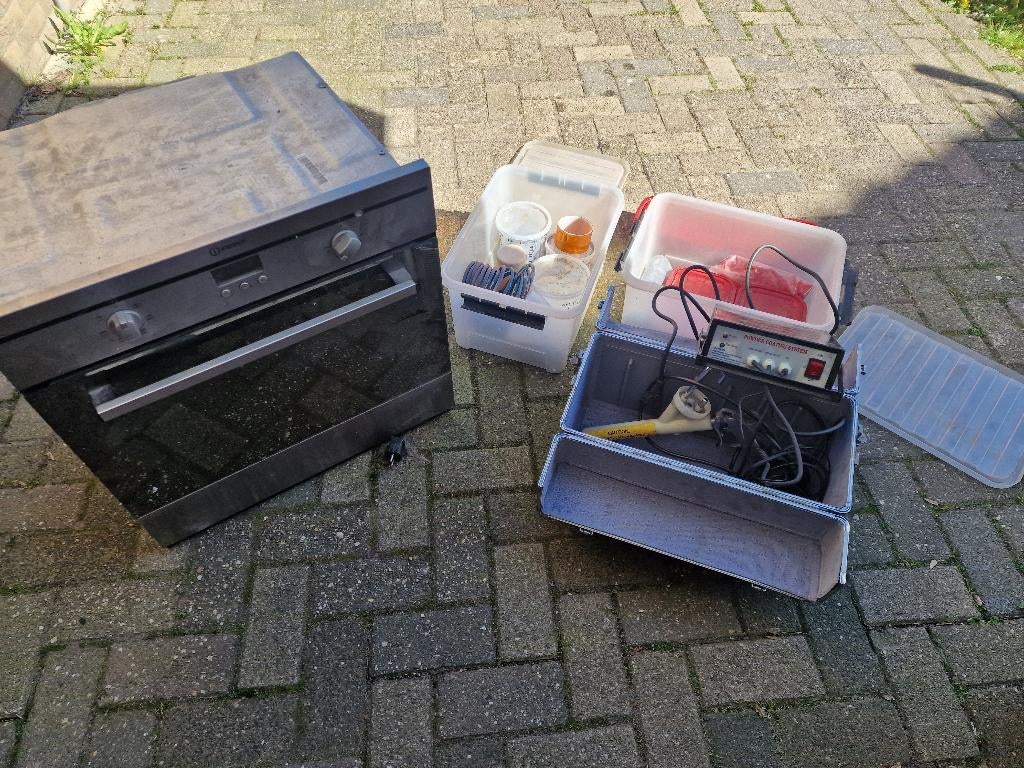poedercoat set compleet met oven, Ophalen