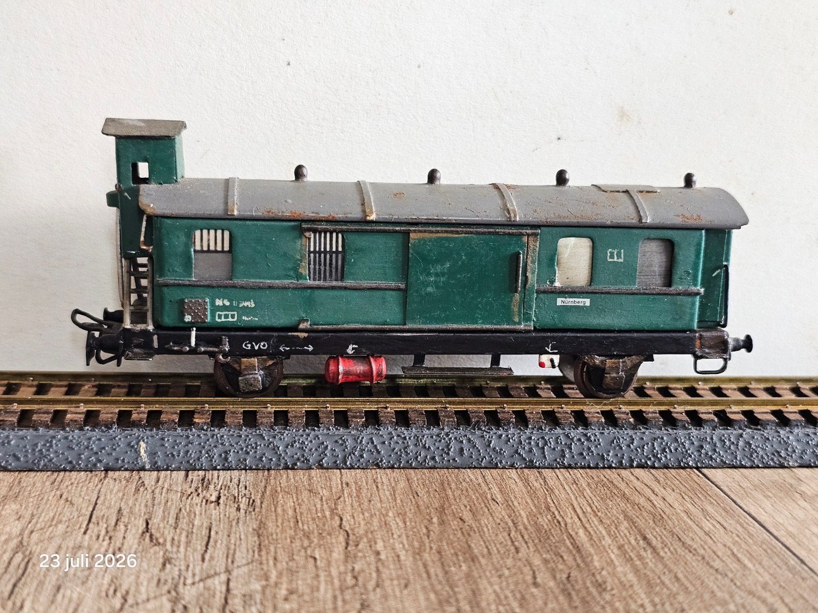 Märklin H0 blikken wagon - modeltrein, Hobby en Vrije tijd, Modeltreinen | H0, Wisselstroom, Gebruikt, Wagon, Ophalen of Verzenden