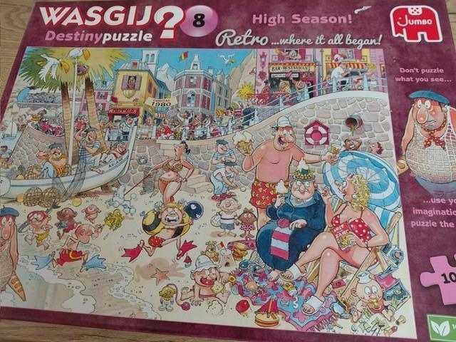 Wasgij puzzel "High Season", Ophalen, 500 t/m 1500 stukjes, Zo goed als nieuw, Legpuzzel