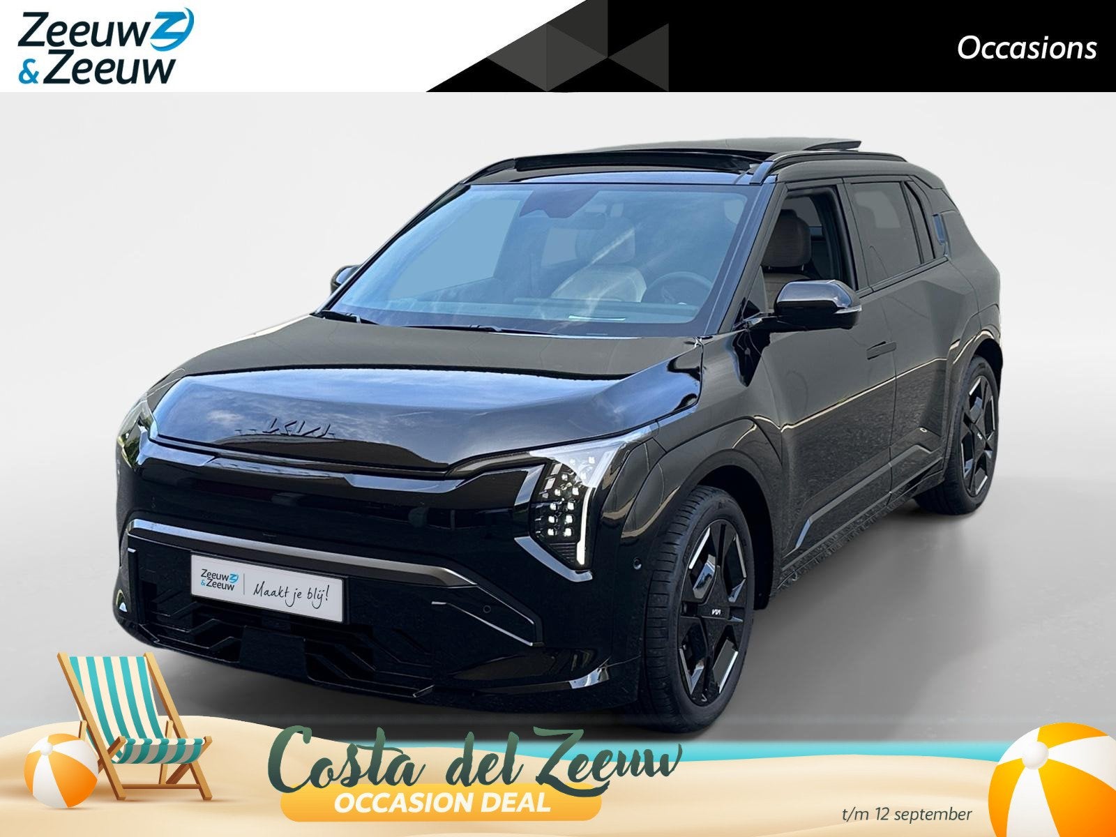 Kia EV3 GT-PlusLine 81.4 kWh | Panorama | Harman Kardon | fa, Auto's, Kia, 510 min, Zwart, Zwart, Origineel Nederlands
