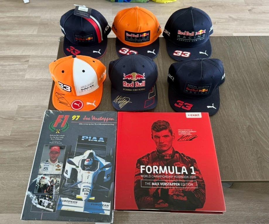 Max & Jos Verstappen Collectie: Boeken & Petten, Ophalen, Zo goed als nieuw, Formule 1