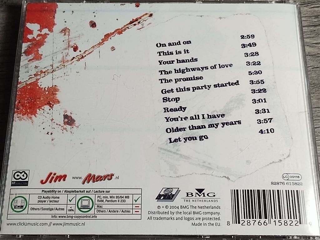 Jim - Ready, Ophalen of Verzenden, Zo goed als nieuw, Pop