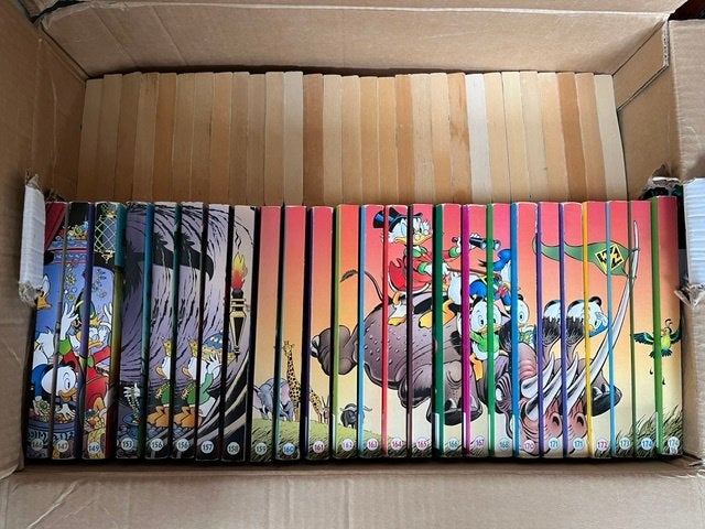 Heel veel Donald Duck pockets! Acht complete rugplaatjes., Meerdere stripboeken, Ophalen of Verzenden, Gelezen