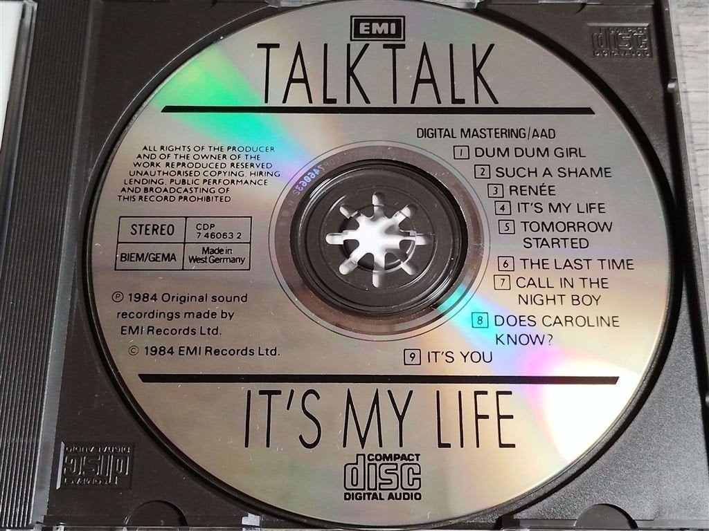 Talk Talk - It's My Life., Ophalen of Verzenden, Zo goed als nieuw