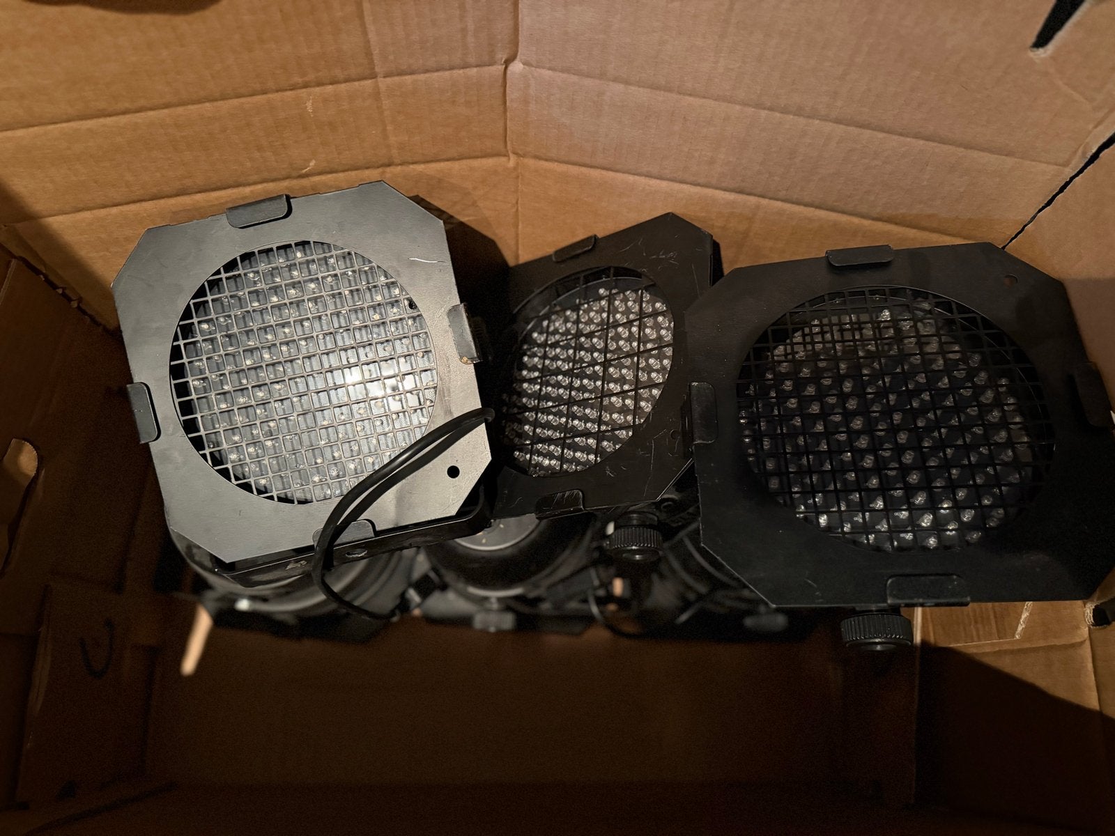 6x Showtec Parcan 56 short black - LED DMX verlichting, Ophalen, Gebruikt, Licht, Kleur