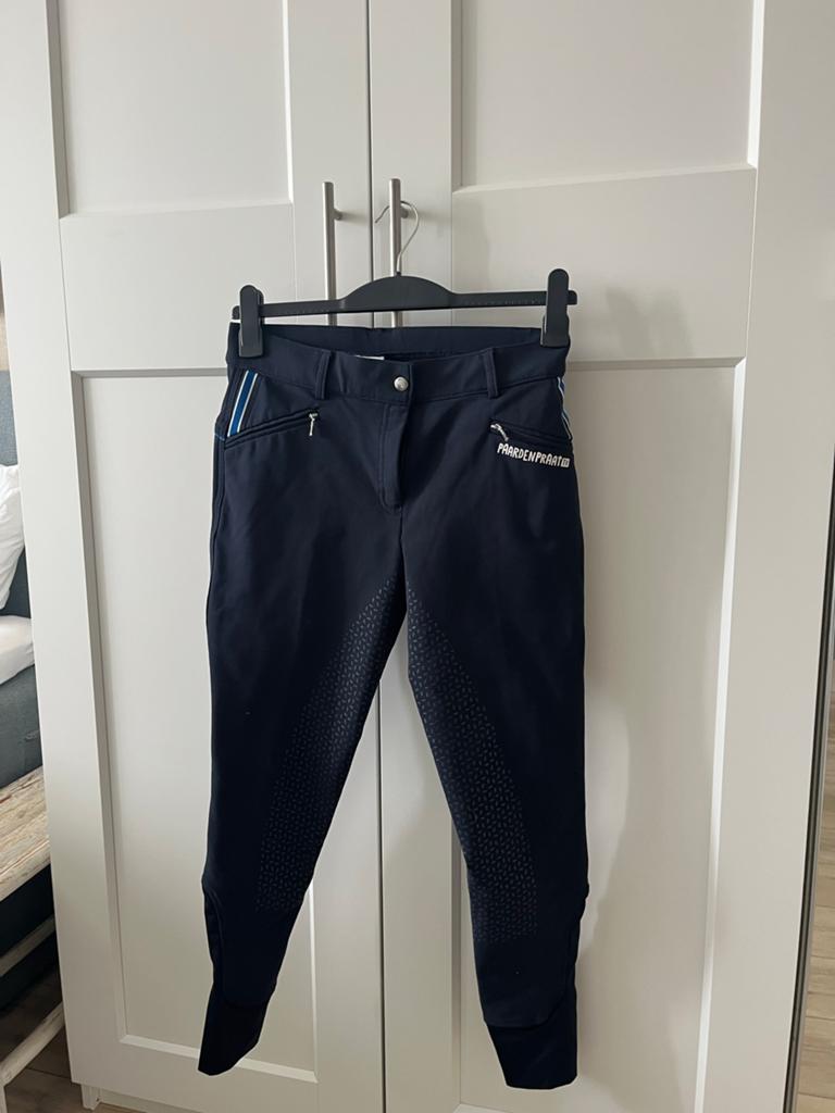 Paardrijbroek paardenpraattv, Dieren en Toebehoren, Zo goed als nieuw, Kinderen, Dressuur, Onderkleding