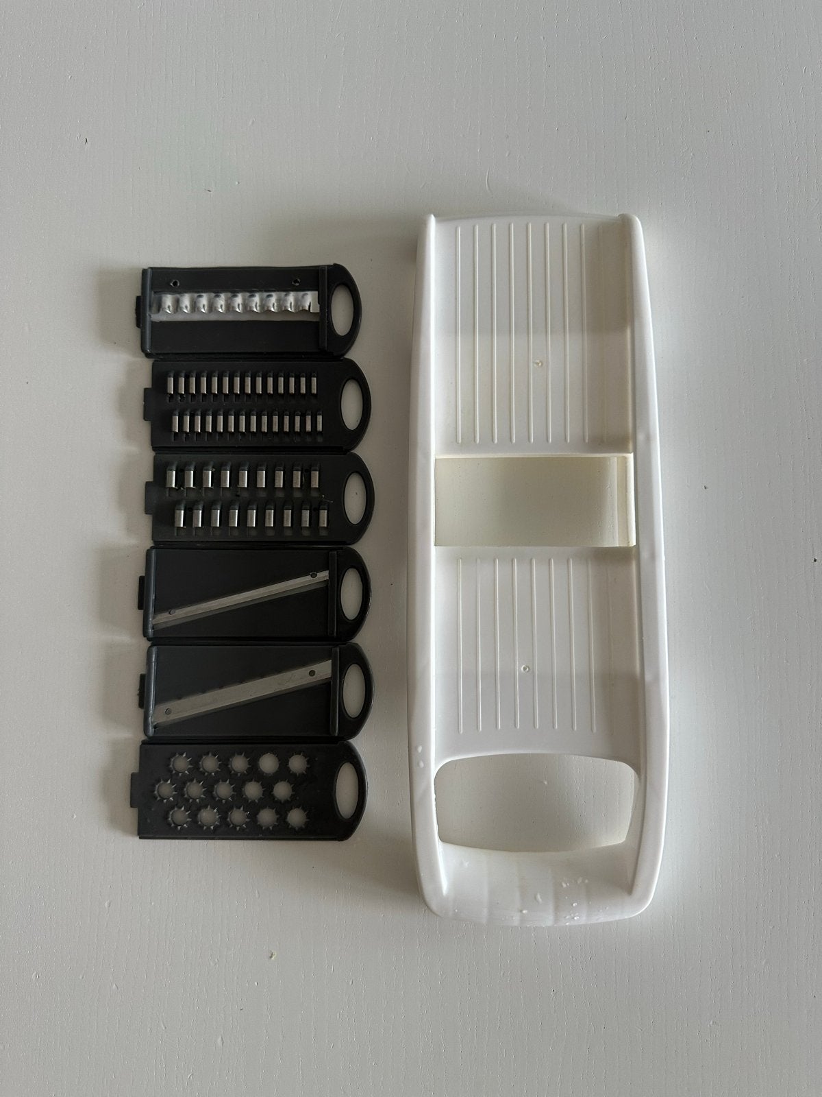 6 in 1 Mandoline snijder, Kunststof, Ophalen of Verzenden, Wit, Overige merken