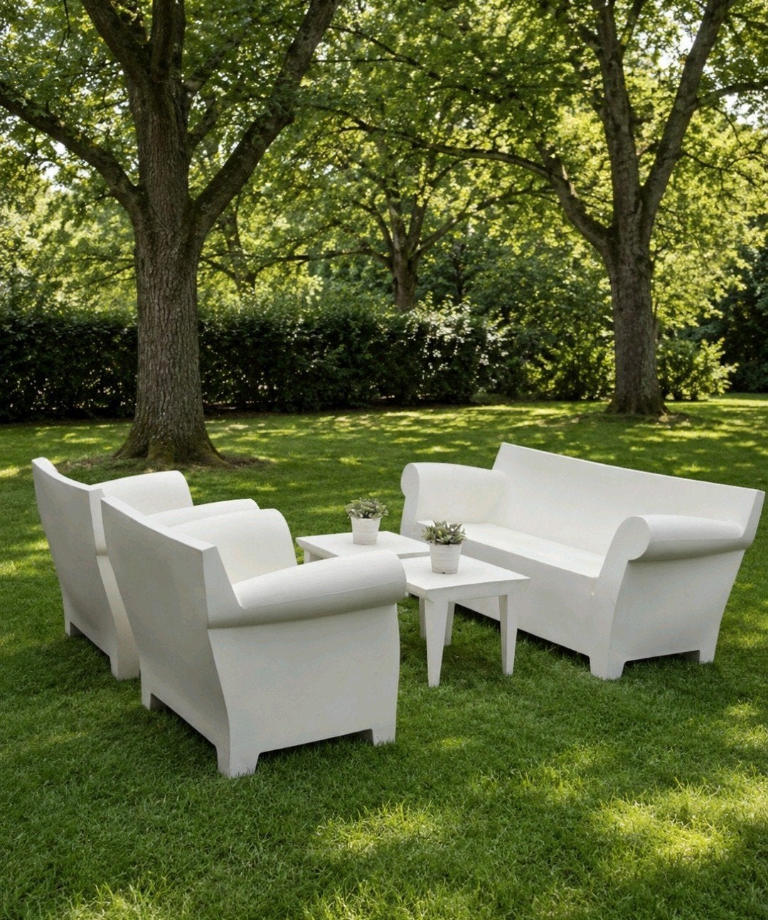 Wit BUBBLE CLUB PHILIPPE STARCK tuinset set loungeset !, Ophalen, Bank