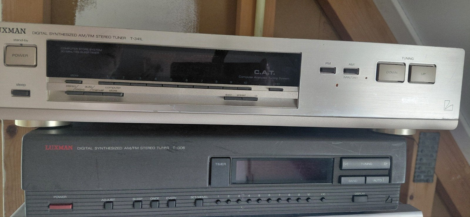 2x luxman tuners in 1 koop, Ophalen of Verzenden