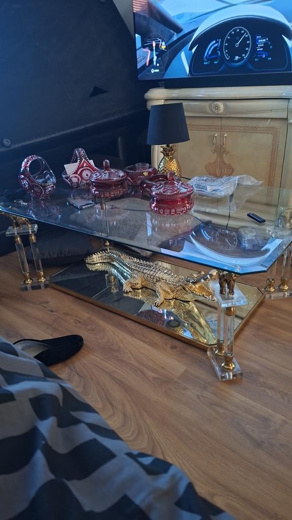 Vania salontafel in super staat, 100 tot 150 cm, Minder dan 50 cm, Rechthoekig, 50 tot 100 cm