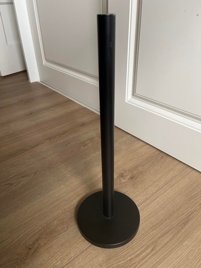 Zwart metalen reserve wcrol houder, Huis en Inrichting, Badkamer | Badtextiel en Accessoires, Ophalen of Verzenden, Gebruikt, Zwart