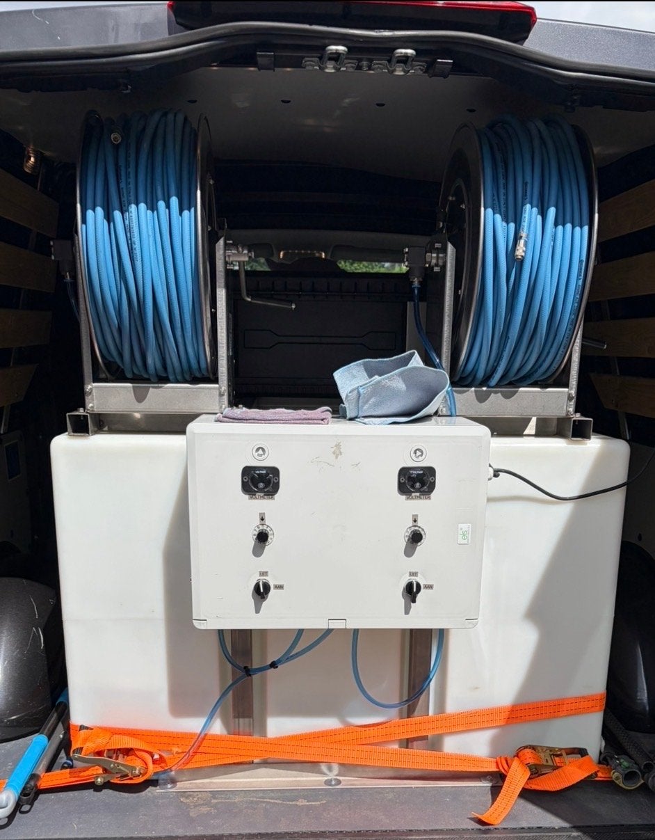 Telewash/Tuckerpole machine met 650L tank en dubbele haspel, Ophalen, Zo goed als nieuw, Overige typen