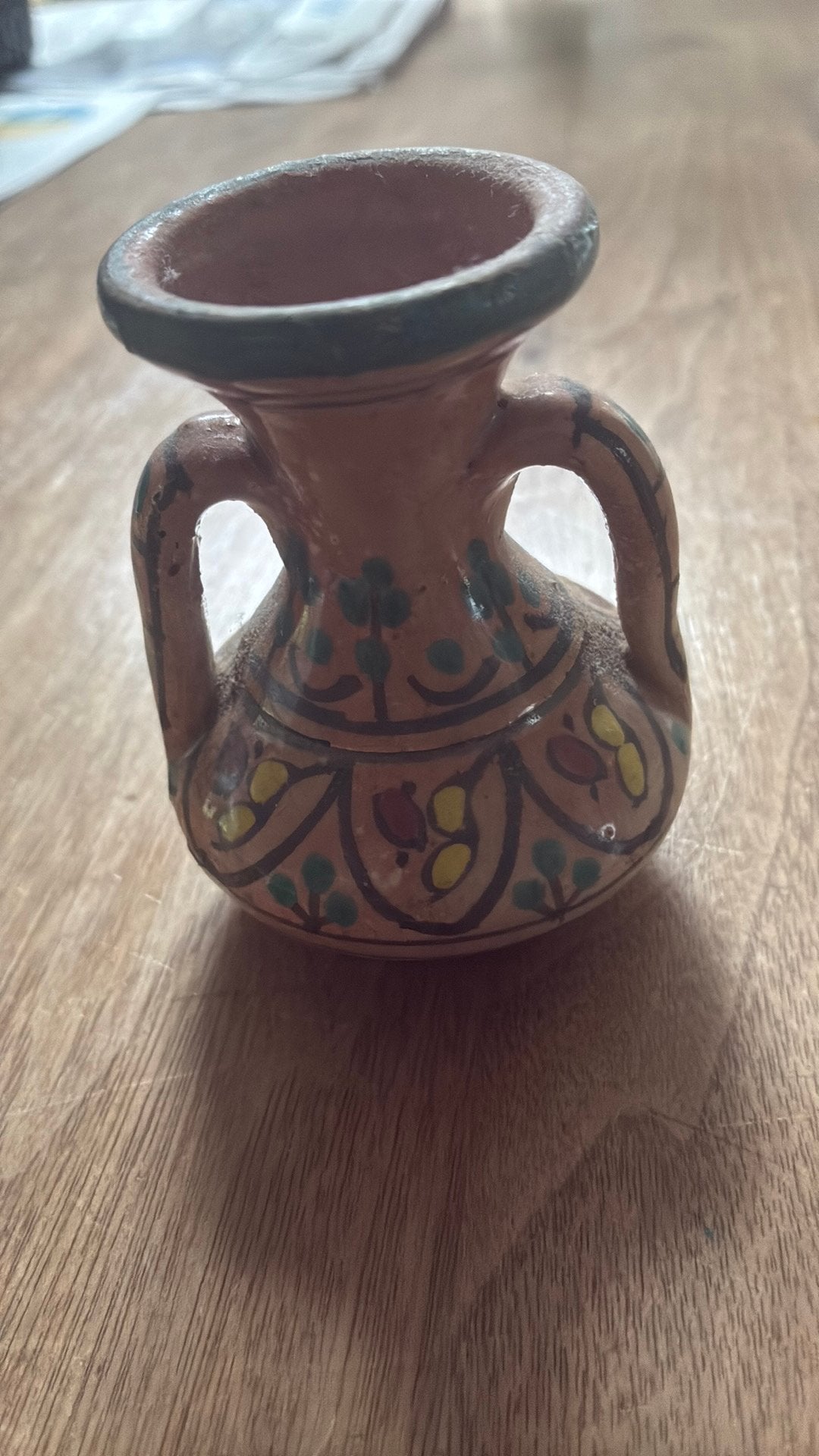 Antiek vaasje marokko Safi aardewerk, Ophalen of Verzenden