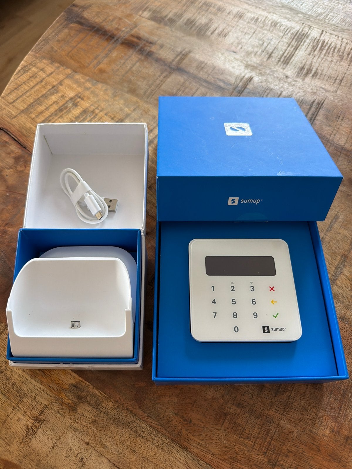 SumUp Air pinautomaat met laadstation, Ophalen