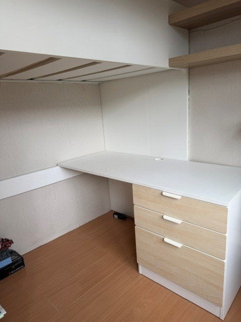 Hoogslaper IKEA (Smastad) inclusief handgrepen (en matras), Ophalen, Gebruikt, Eenpersoons, 160 tot 180 cm