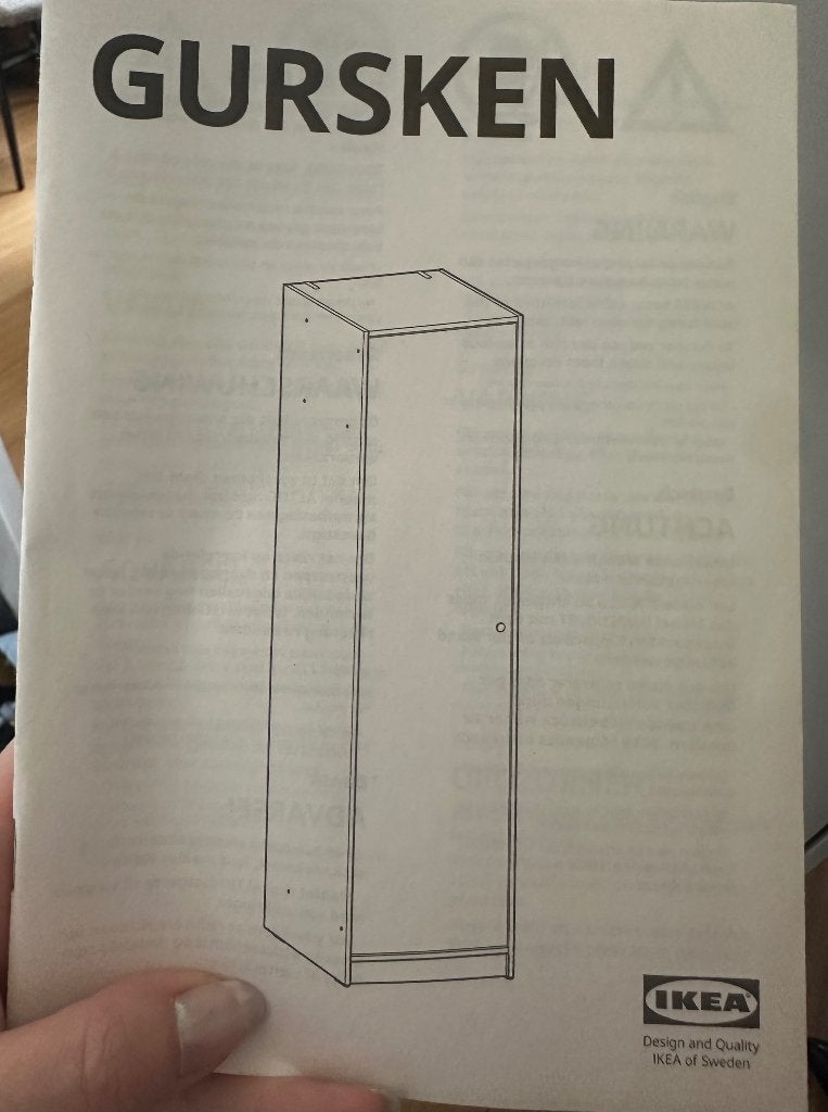 1 IKEA GURSKEN Wardrobes – Grey – €20 Each, Ophalen, IKEA GURSKEN Wardrobes – Grey, Zo goed als nieuw, 150 tot 200 cm