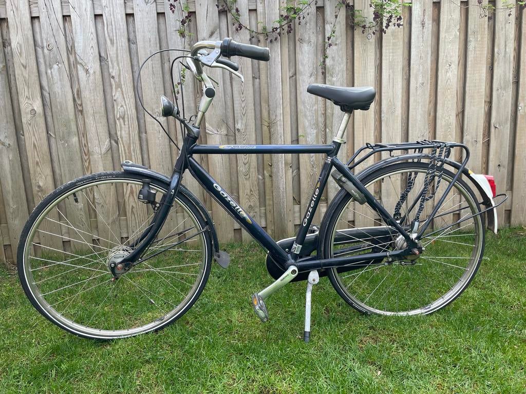 Gazelle Ambiance herenfiets – achterband kapot, Fietsen en Brommers, Ophalen, Gebruikt, Velgrem, Versnellingen