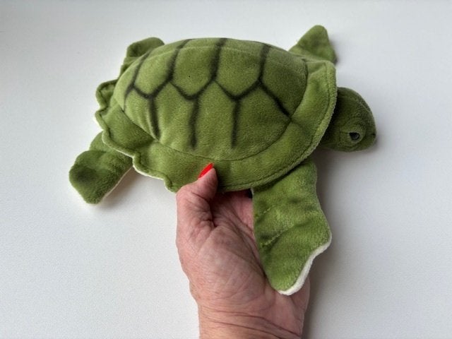 WWF knuffel zeeschildpad knuffel 26 cm -levensecht, Ophalen of Verzenden, Zo goed als nieuw, Overige typen