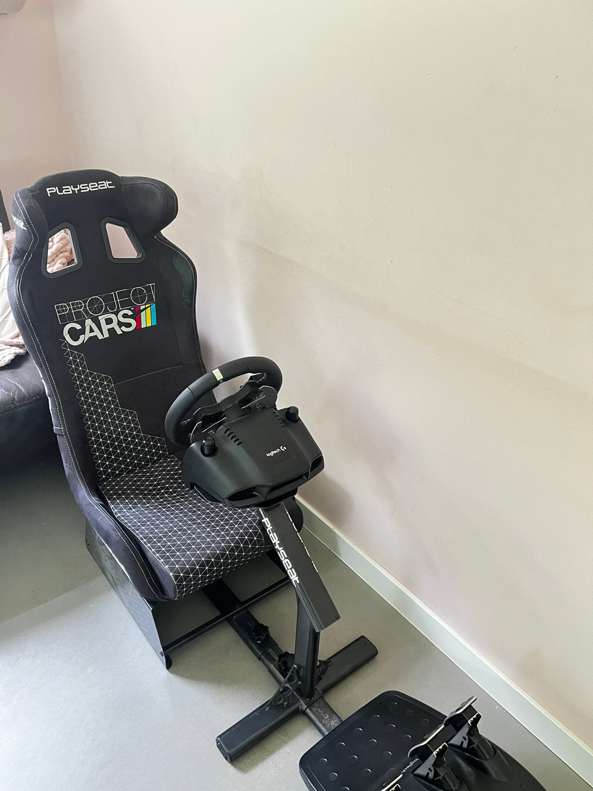 Playseat project cars + logitech g920, Ophalen, Nieuw, Playseat of Racestoel